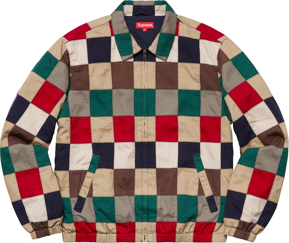 Patchwork Harrington Jacket view 4